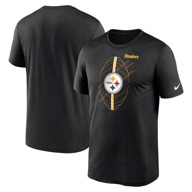 Men's Pittsburgh Steelers Black Legend Icon Performance T-Shirt